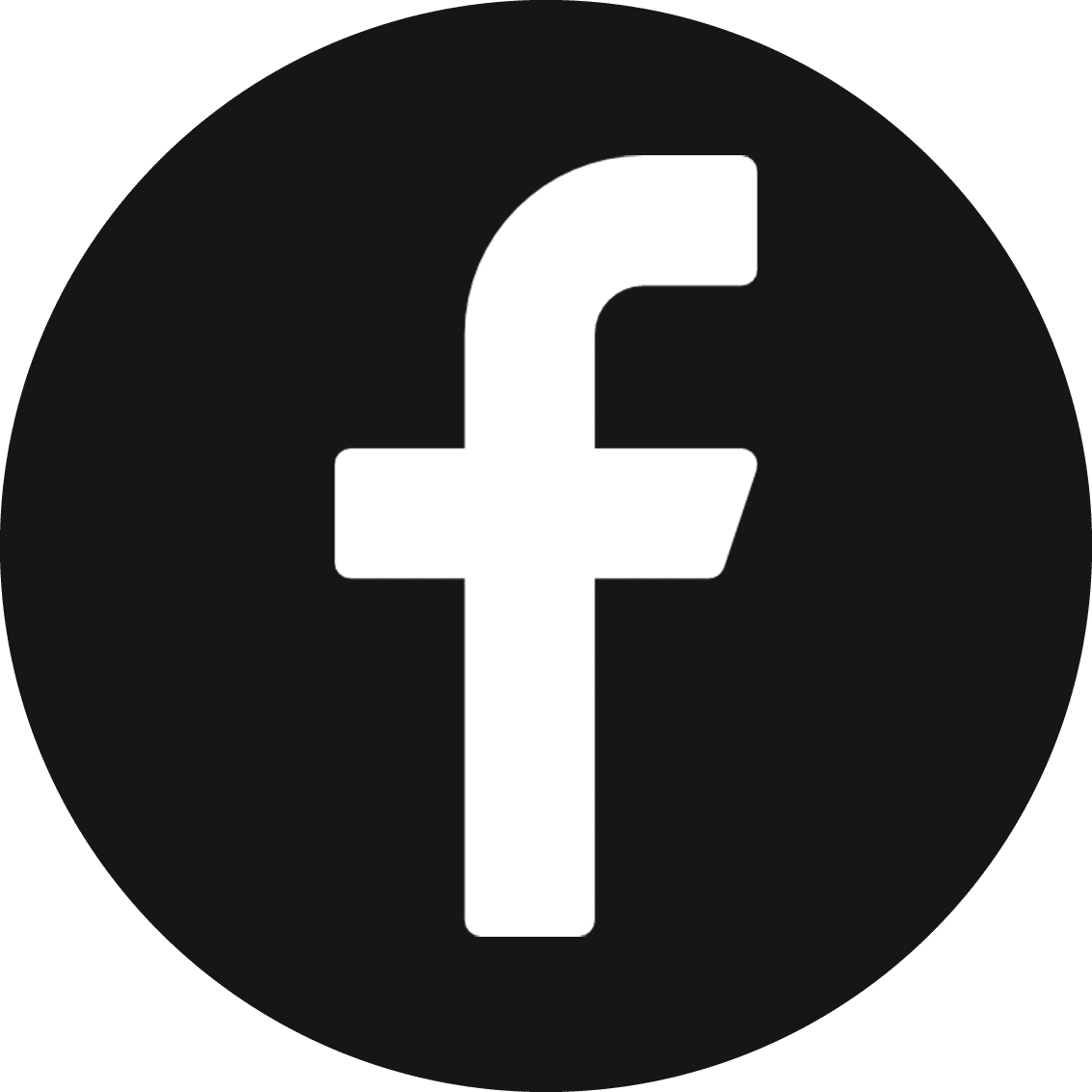 Black Facebook Logo