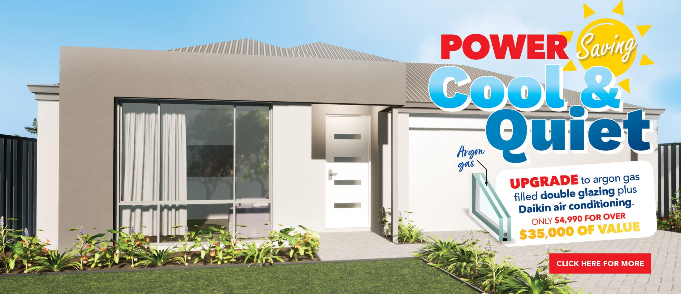 Power Saving Web Home Page Banner