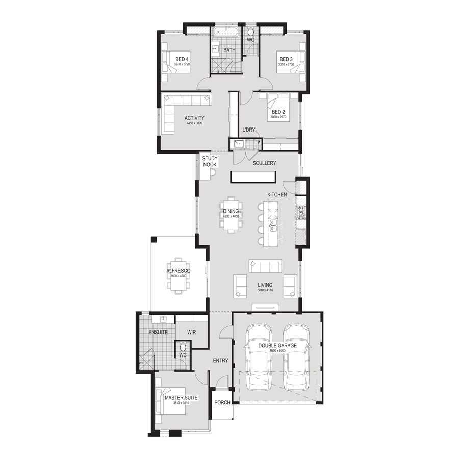Floor Plan 900 x
