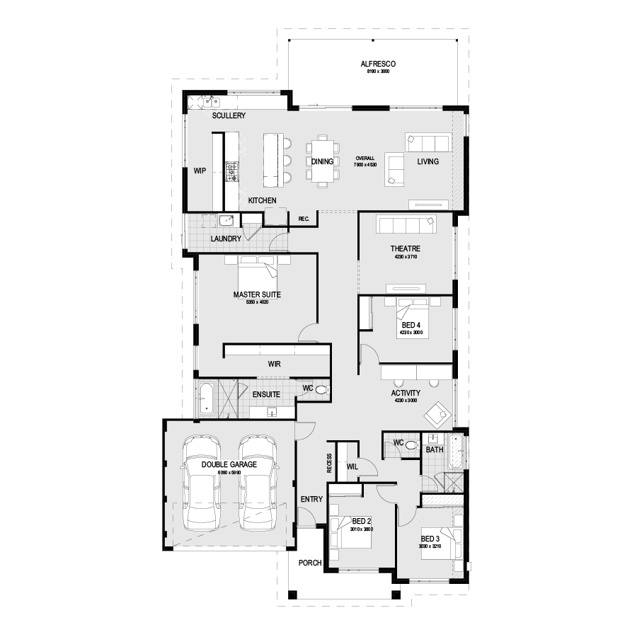 Western Australian Builder Bremer Bay Choice Floor Plan 900x900 1 13 Bremer Bay Choice Floor Plan 900x900 1